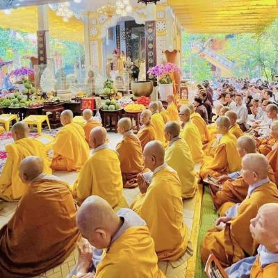 Biên Hòa: Lễ Tự Tứ Mãn Hạ Tại Tổ Đình Quan Âm Tu Viện.